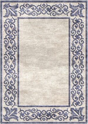 bordered area rug