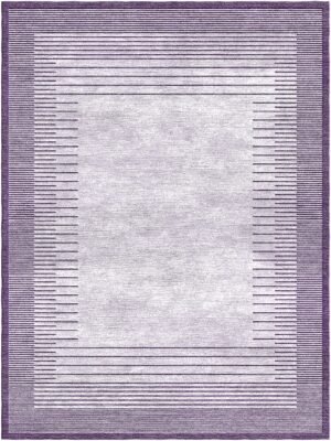 Amethyst Line Frame Rug