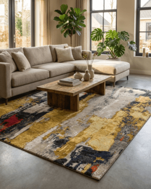 modern area rug