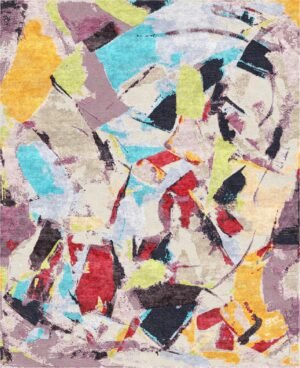 Canvas Motion Abstract Rug