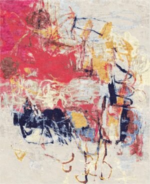 modern abstract handmade rug