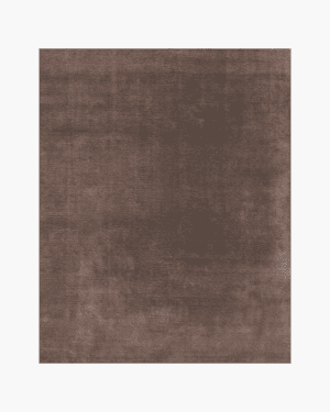 Brown hand knotted rug