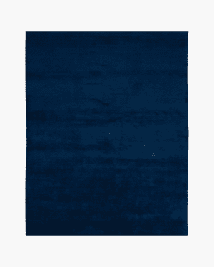 Blue mohair hand knotted rug