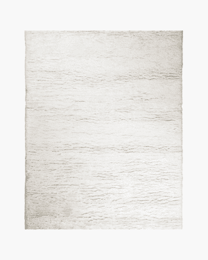 Ivory Moroccan silk rug