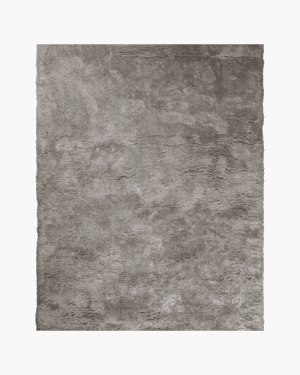 Taupe Moroccan silk rug