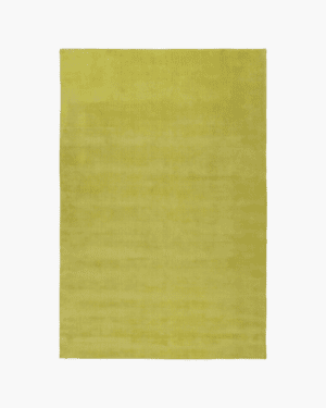 Chartreuse New Zealand wool rug