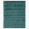 Teal New Zealand wool rug