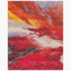 Luxury abstract silk wool carpet