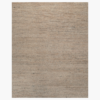 Beige ribbed handloom rug