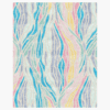 Modern silk wool abstract area rug