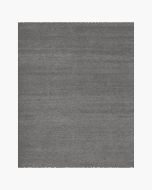 Charcoal grey handloom rug