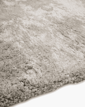 Taupe Moroccan silk rug