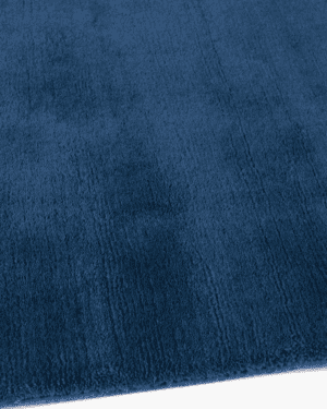 Navy New Zealand wool rug