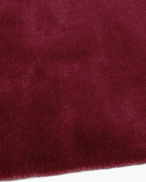 Burgundy New Zealand wool rug