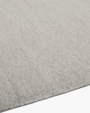Light grey handloom rug