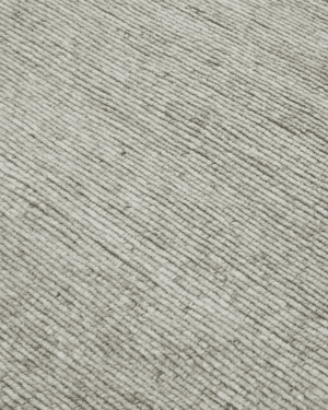 Stone ribbed handloom rug