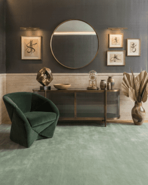 Sage green New Zealand wool rugSage green New Zealand wool rug